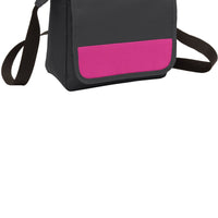 BAGANDTOTE Polyester PINK Lunch Cooler Messenger