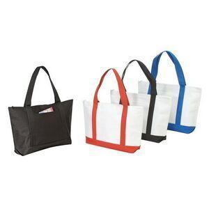 BAGANDTOTE Polyester Polyester Beach Tote Bags with Zipper