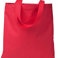BAGANDTOTE Polyester RED Cheap Tote Bags/Polyester Tote Bags