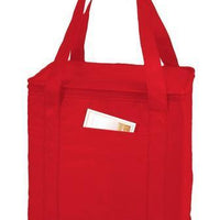 BAGANDTOTE Polyester RED NON-WOVEN COOLER TOTE