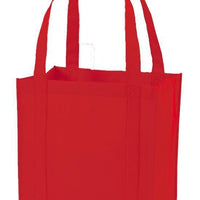 BAGANDTOTE Polyester RED Non-Woven Polypropylene Grocery Shopping Bag