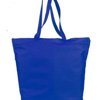 BAGANDTOTE Polyester ROYAL Large Polyester Zippered Tote Bags