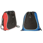 BAGANDTOTE Polyester Tri-Color Cool Drawstring Bag / Cinch Pack