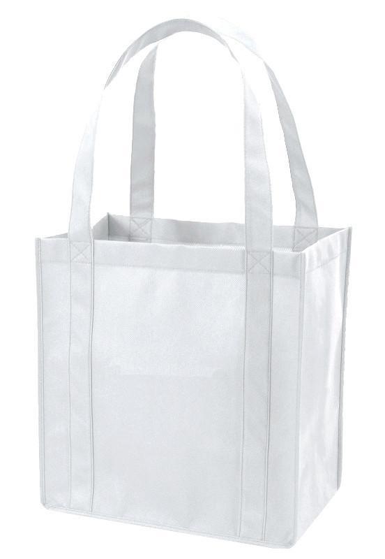 100pcs/Lot Wholesale Portable Blank Shopping Bag Plain Organic