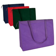 BAGANDTOTE Polyester Zippered Large Tote Bags - Reusable Grocery Bags