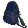 BAGANDTOTE SLING BAG NAVY Deluxe Body Sling Backpack