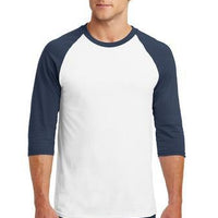 Custom Adult Dryblend 3/4 Sleeve Raglan T-Shirt  5700