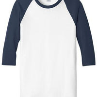Custom Adult Dryblend 3/4 Sleeve Raglan T-Shirt  5700