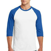 Custom Adult Dryblend 3/4 Sleeve Raglan T-Shirt  5700