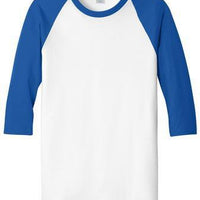 Custom Adult Dryblend 3/4 Sleeve Raglan T-Shirt  5700