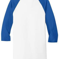 Custom Adult Dryblend 3/4 Sleeve Raglan T-Shirt  5700
