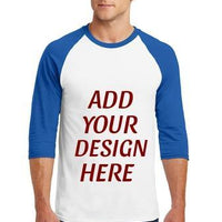 Custom Adult Dryblend 3/4 Sleeve Raglan T-Shirt  5700