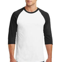 Custom Adult Dryblend 3/4 Sleeve Raglan T-Shirt  5700