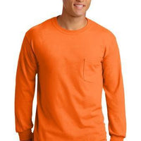 Custom Adult Long Sleeve Pocket T-Shirt  2410