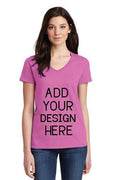 Custom Gildan - Ladies' V-Neck  5V00L - Customized