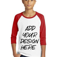 Custom  Heavy Cotton Youth 3 4 Raglan T-Shirt  5700B