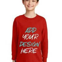 Custom Heavy Cotton Youth Long Sleeve T-Shirt  5400B
