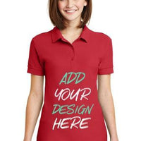 Custom Ladies' Double Piqué Sport Shirt