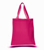 BAGANDTOTE TOTE BAG HOT PINK High Quality Promotional Canvas Tote Bags