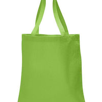 BAGANDTOTE TOTE BAG LIME GREEN High Quality Promotional Canvas Tote Bags