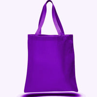 BAGANDTOTE TOTE BAG PURPLE High Quality Promotional Canvas Tote Bags