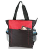 BAGANDTOTE TOTE BAG RED Polyester Daily Zipper Tote Bag