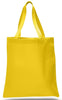 BAGANDTOTE TOTE BAG YELLOW High Quality Promotional Canvas Tote Bags